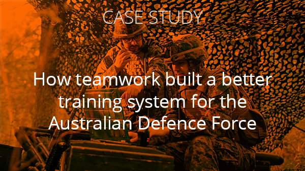 How teamwork built a better training system for the Australian Defence Force